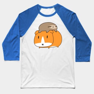 Little Sloth and Guinea Pig Baseball T-Shirt